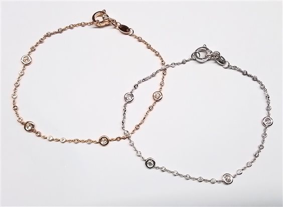 Bracelet Soprana Diamanti in Gold Diamante 0.33 Ct SUPERTIFFANY OR - SUPERTIFFANY OR